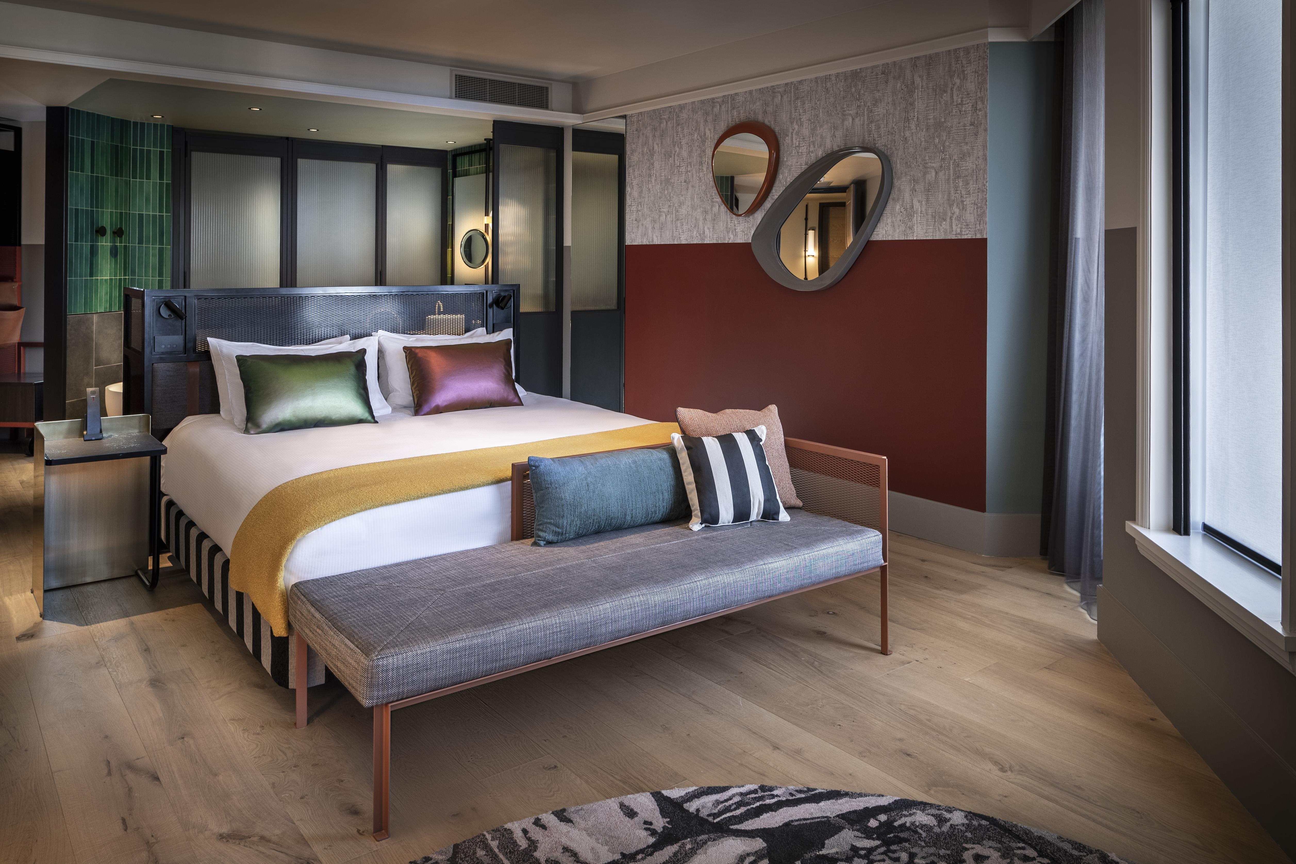 מלון Qt אוקלנד מראה חיצוני תמונה A bedroom at the hotel