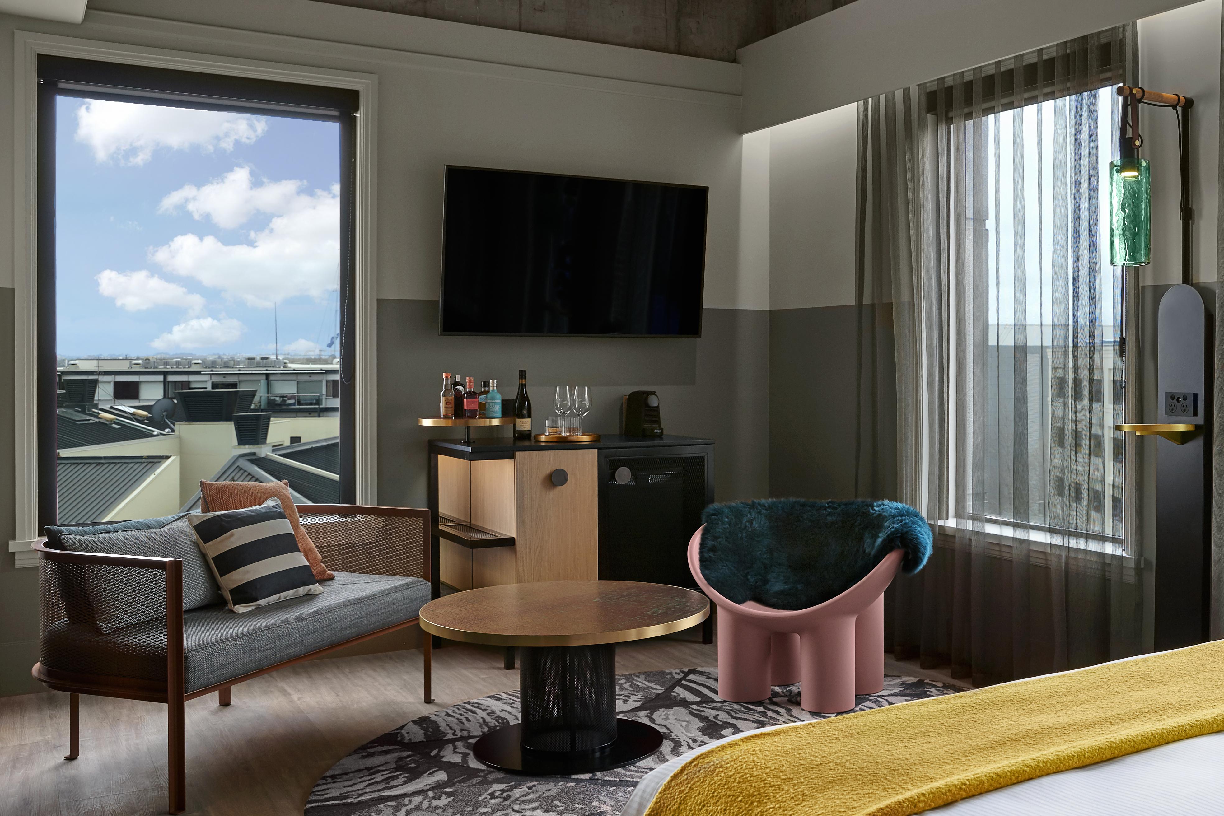מלון Qt אוקלנד מראה חיצוני תמונה A room at the hotel